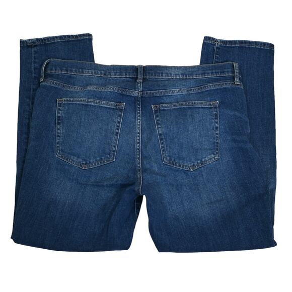 GAP Real Straight Jeans Womens 33/16 Short Dark Wash - Picture 5 of 11